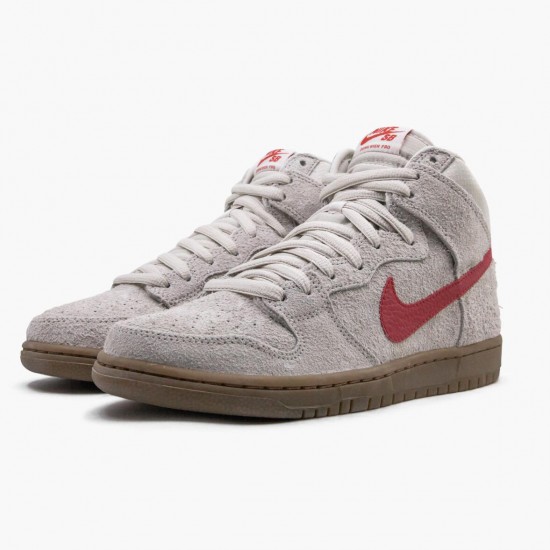 Top Version Nike Women's/Men's Dunk High Pro SB Birch Hyper Red 305050 206