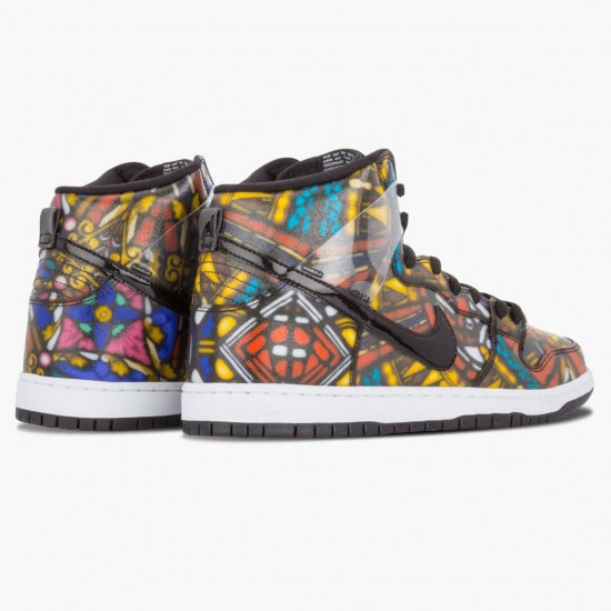 Repsneakers Nike Women's/Men's Dunk SB High Cncpts Stained Glass 313171 606