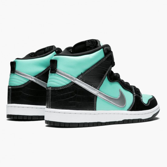 Replica Nike Women's/Men's Dunk SB High Diamond Supply Co Tiffany 653599 400