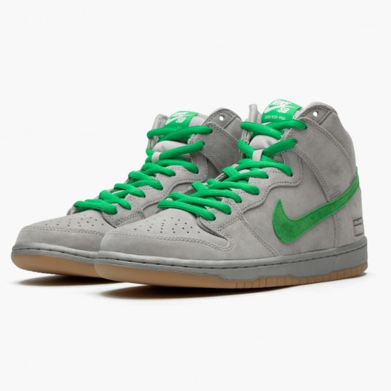 Top Version Nike Men's Dunk SB High Silver Box 313171 039