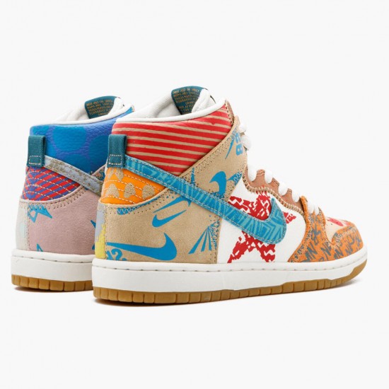 Sneakerreps Nike Women's/Men's SB Dunk High Thomas Campbell What the Dunk 918321 381