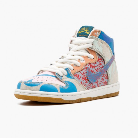 Sneakerreps Nike Women's/Men's SB Dunk High Thomas Campbell What the Dunk 918321 381