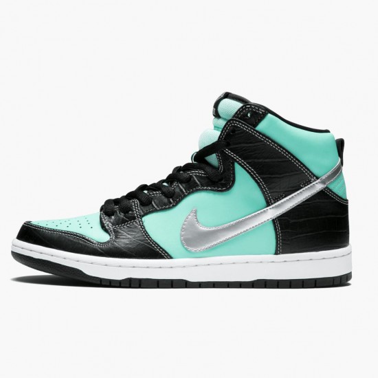 Replica Nike Women's/Men's Dunk SB High Diamond Supply Co Tiffany 653599 400