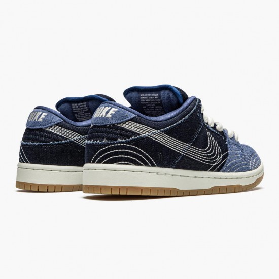 Top Quality Nike Women's/Men's SB Dunk Low Denim Sashiko CV0316 400