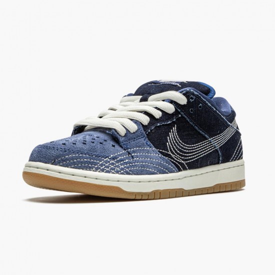 Top Quality Nike Women's/Men's SB Dunk Low Denim Sashiko CV0316 400