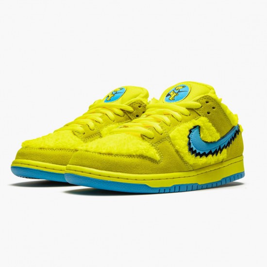 Sneakerreps Nike Women's/Men's SB Dunk Low Grateful Dead Bears Opti Yellow CJ5378 700