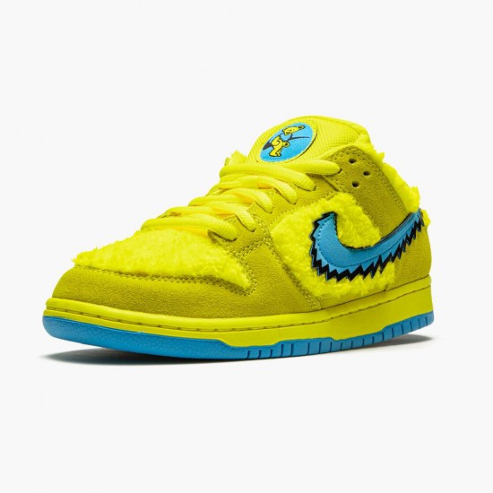 Sneakerreps Nike Women's/Men's SB Dunk Low Grateful Dead Bears Opti Yellow CJ5378 700