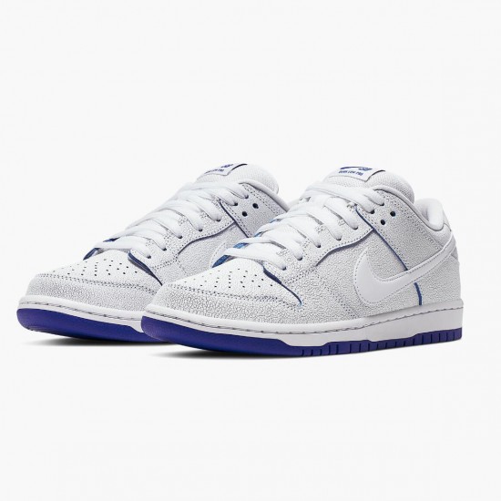 Repsneakers Nike Women's/Men's SB Dunk Low Premium White Game Royal CJ6884 100