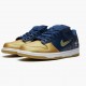 Replica Nike Men's SB Dunk Low Supreme Jewel Swoosh Gold CK3480 700