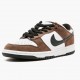 Top Version Nike Men's SB Dunk Low White Black Trail End Brown 304292 102