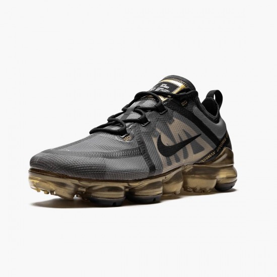 Repsneakers Nike Women's/Men's Air VaporMax 2019 Black Metallic Gold AR6631 002