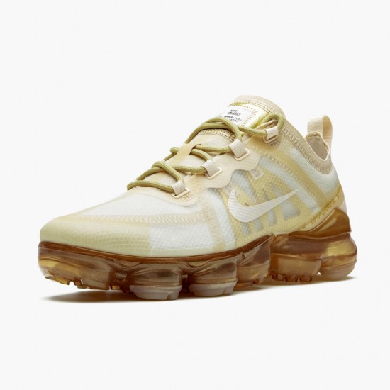 Repsshoes Nike Women's Air VaporMax 2019 Cream Light Bone AR6632 101