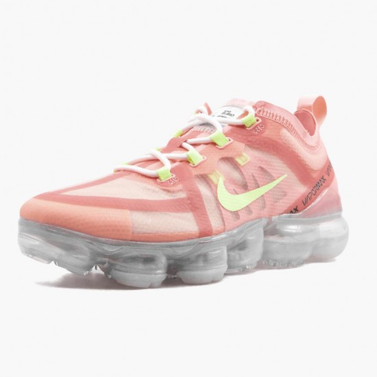 Sale Cheap Nike Women's Air VaporMax 2019 Pink Tint Barely Volt AR6632 602