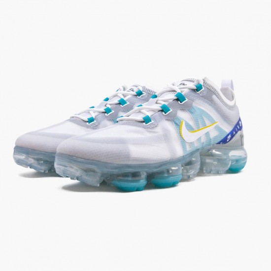 1:1 Nike Women's/Men's Air VaporMax 2019 White University Gold Wolf Grey CI1240 102