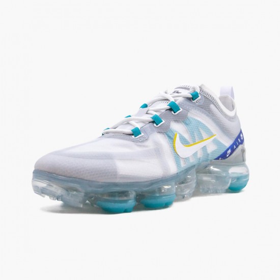 1:1 Nike Women's/Men's Air VaporMax 2019 White University Gold Wolf Grey CI1240 102