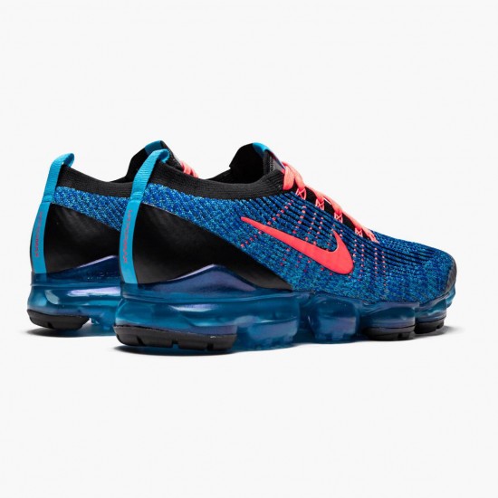 Top Version Nike Men's Air VaporMax Flyknit 3 Blue Fury AJ6900 401