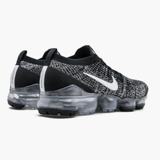 Replica Nike Women's/Men's Air VaporMax Flyknit 3 Oreo AJ6910 001