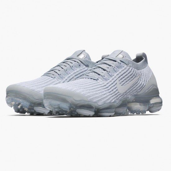 Best Quality Nike Women's/Men's Air VaporMax Flyknit 3 Pure Platinum AJ6910 100