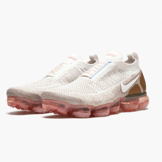 Repsshoes Nike Women's/Men's Air VaporMax Moc 2 Sail Wheat AH7006 100