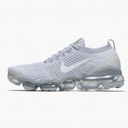 Best Quality Nike Women's/Men's Air VaporMax Flyknit 3 Pure Platinum AJ6910 100