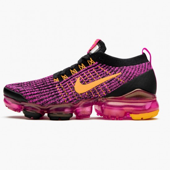 Repsneakers Nike Women's Air VaporMax Flyknit 3 Laser Fuchsia Laser Orange AJ6910 600